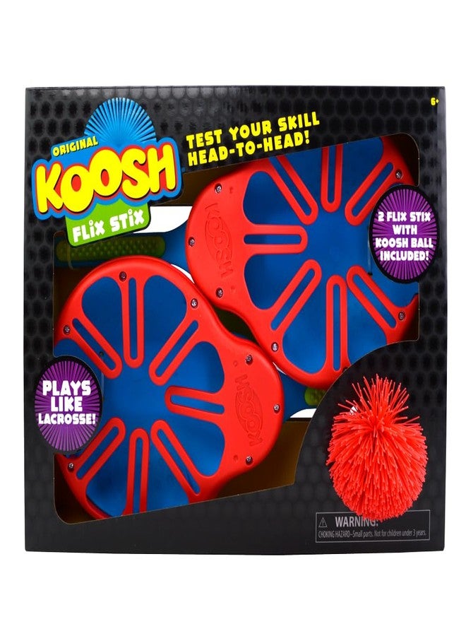 Koosh Flix Stix Ball Fun - Plays Like Lacrosse - Competitive and Cooperative Play - Play Indoors and Outdoors - Image 1
